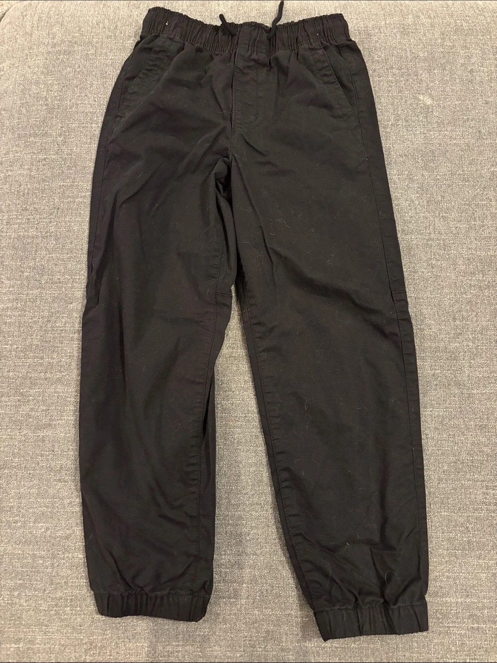 GAP Kids Black Elastic-Waist Jogger Pants